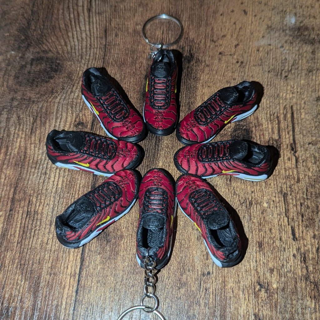 AM Plus TN Inspired Keychain - Red