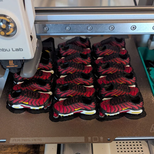 AM Plus TN Inspired Keychain - Red